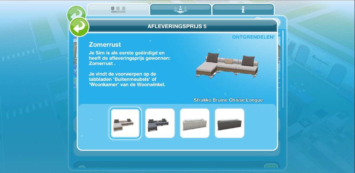 GalanMonique's tweet image. Can't seem find the couches? More people having this problem? @TheSimsFreePlay #Level55