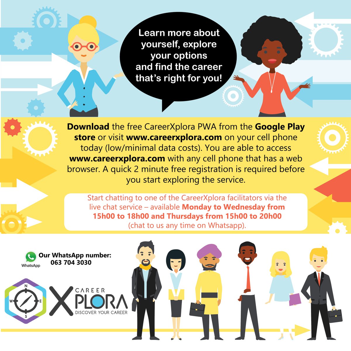 BrainwaveCareer's tweet photo. Download the CareerXplora APP today for free career advise!
#CareerXplora #careerhelp https://t.co/kCL09177Qq