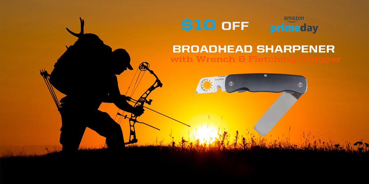 Sharpalcorp's tweet image. The brand-new Sharpal 179N Broadhead Sharpener on SALE for $10 OFF during Amazon #Primeday. Other products are also on a big sale up to 35% OFF! Stay tuned to our page on Amazon for these amazing deals! 👉amzn.to/2xEBYBP