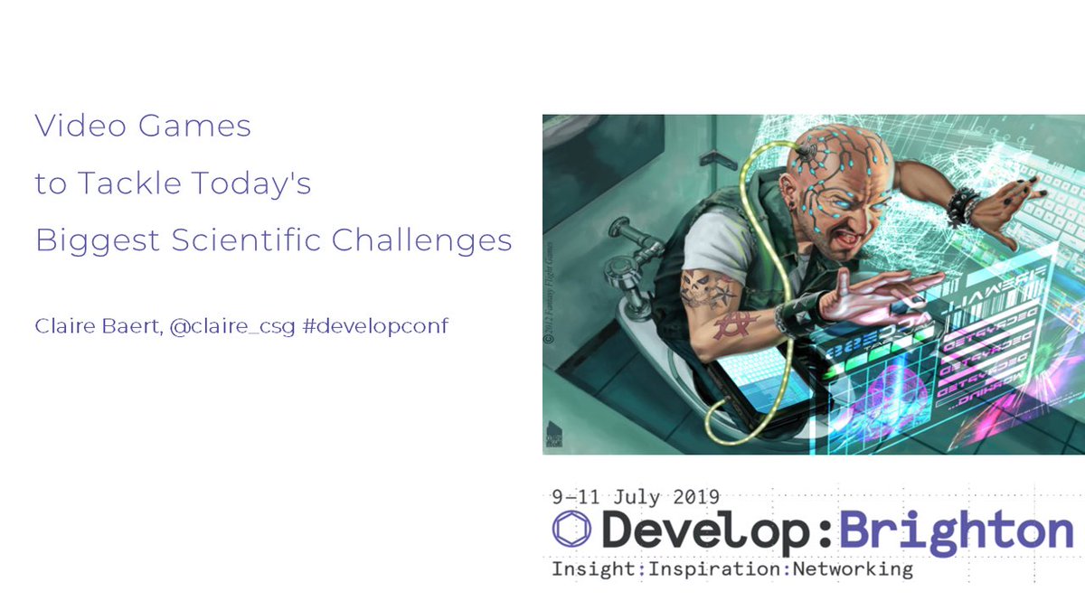 #DevelopConf is starting today in Brighton. I’m excited to talk about games that help scientific research (2pm today) 😱 and looking forward to talks, meetings, networking and parties 😊! 

#citizenscience