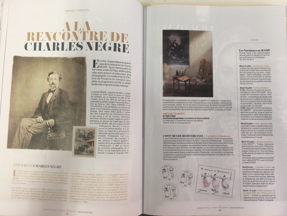 JR_Arts_06's tweet photo. #ArtsPlastiques #HistoiredesArts une double page dans la revue #lekiosque @villedegrasse Sur le jeu d’évasion #polymorphos créé au musée d’art et d’histoire de Provence par l’équipe d’enseignants @AcademieNice pilotée par @melanie_fillion autour de #charlesNegre ✅A tester ✅👏🏼👏🏼 https://t.co/GoAwXheU8i