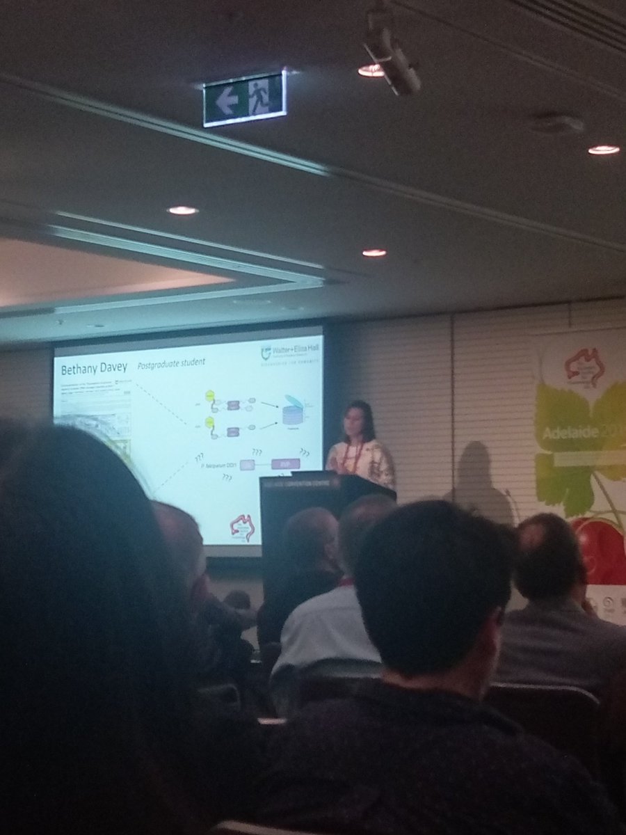 IssyHenshall's tweet image. #2019ASP speed talks on now! Here&apos;s @InfectiousBeth with hers!