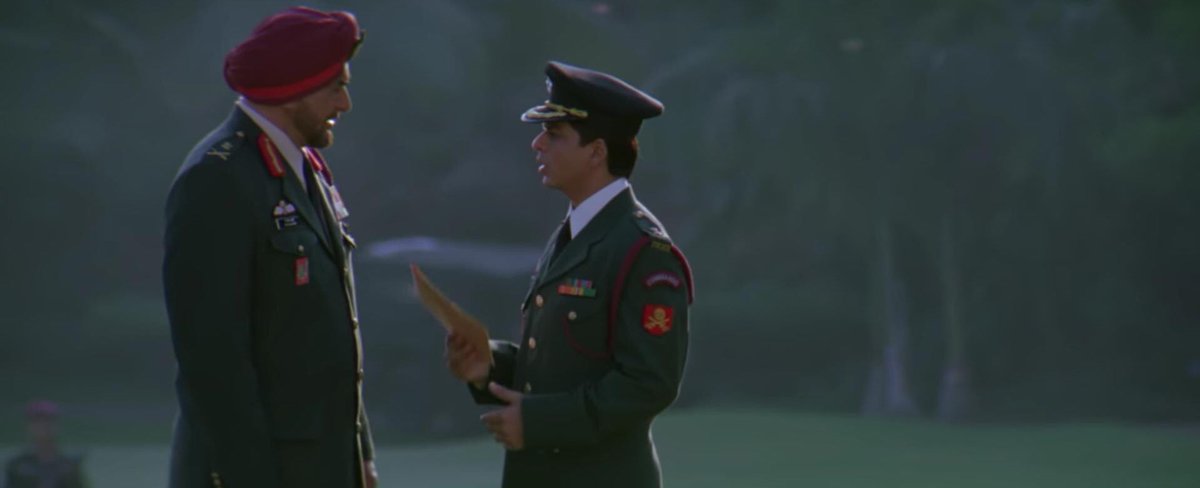 - Main Hoon Na (2004)"An army major goes undercover as a college student. His mission is both professional and personal: to protect his general's daughter from a radical militant, and to find his estranged half-brother."