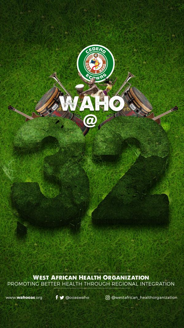 OoasWaho's tweet photo. Happy 32nd Anniversary #WAHO32
_
We remain committed to promoting better health through regional integration. #HealthForAll https://t.co/Bk2h55C2Yb