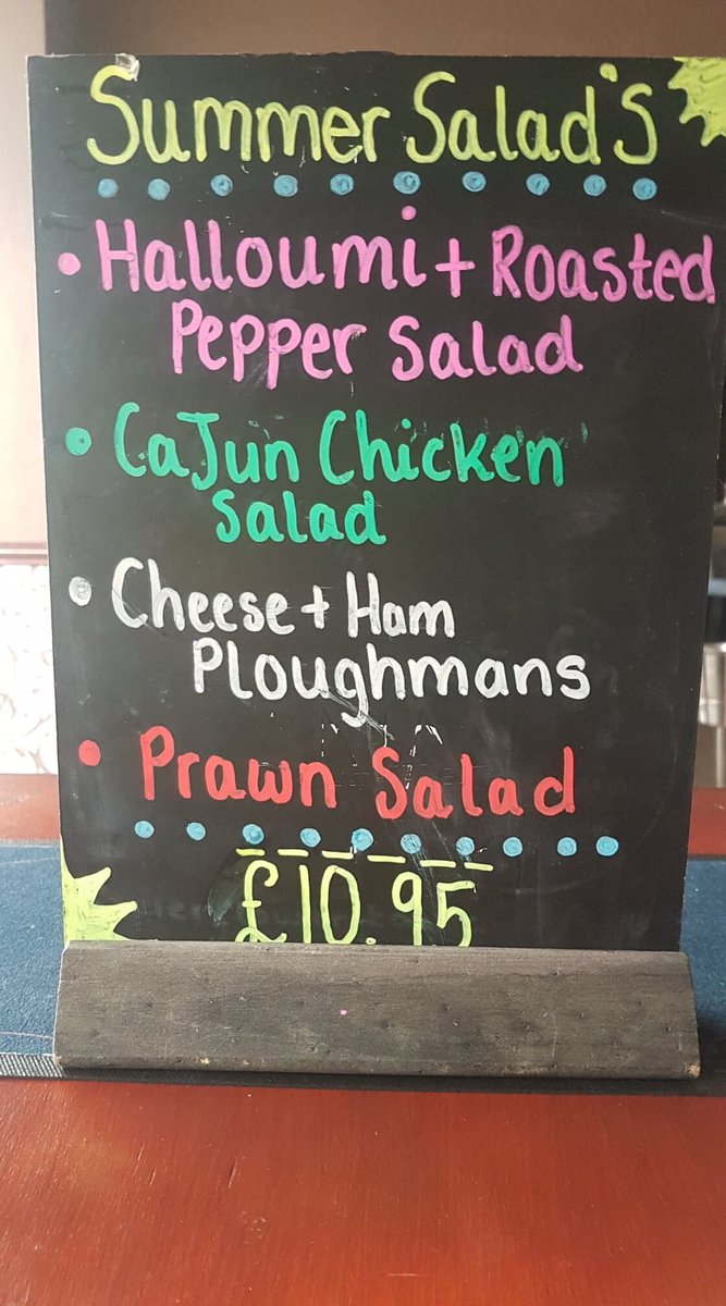 GriffinHigham's tweet photo. NEW summer salad menu available Tuesdays - Saturdays! 😋🥗#thegriffin #saladmenu #highamferrers https://t.co/RknF2kjm8d