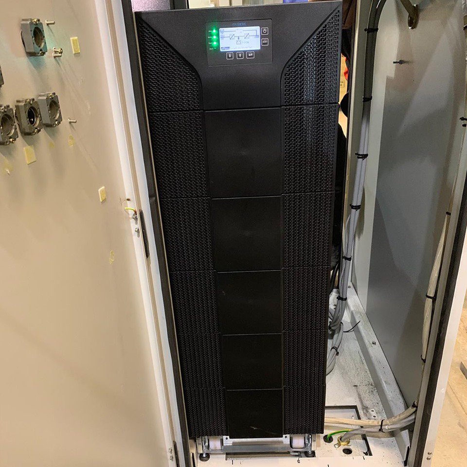 A MILLI Premier Tower with 40 internal blocks installed on a NI Water site. #poweringyourfuture