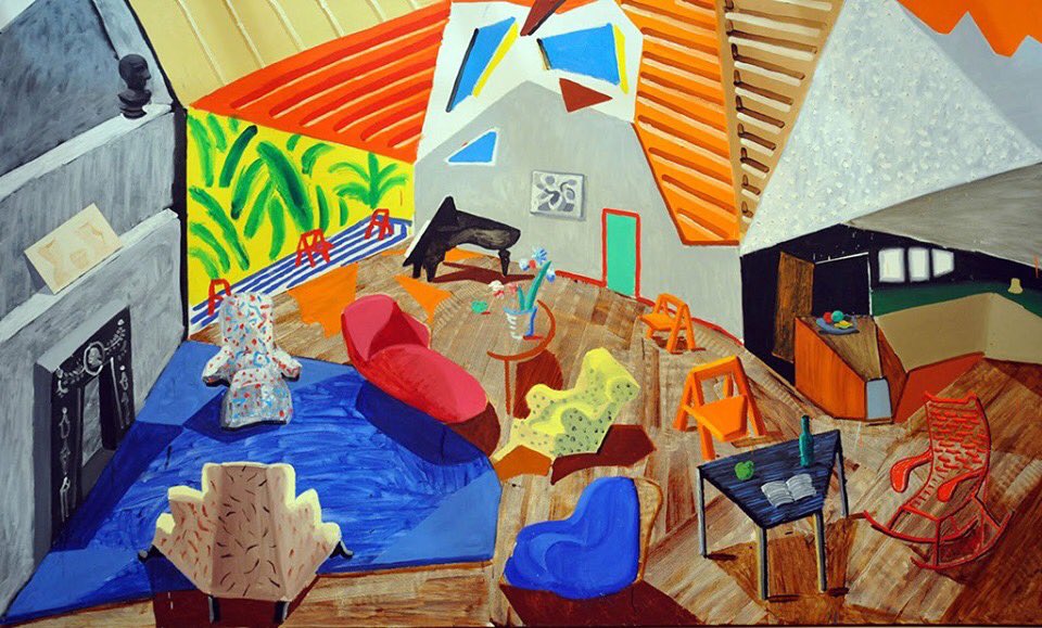 olgatuleninova's tweet photo. Large interior. Los Angeles
David Hockney
1988, 183×305 cm
oil on paper https://t.co/4TrurvV8aa