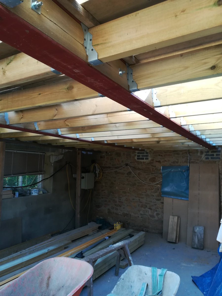 DSAGroupUK's tweet photo. A Steel Beam supporting the new floor, designed by a DSA Structural Engineer #Steel #Beam #New #Floor #Project #Daventry #Structural #Engineering #Civil #Northamptonshire #DSA #Design #Works https://t.co/wkQepeJn3n