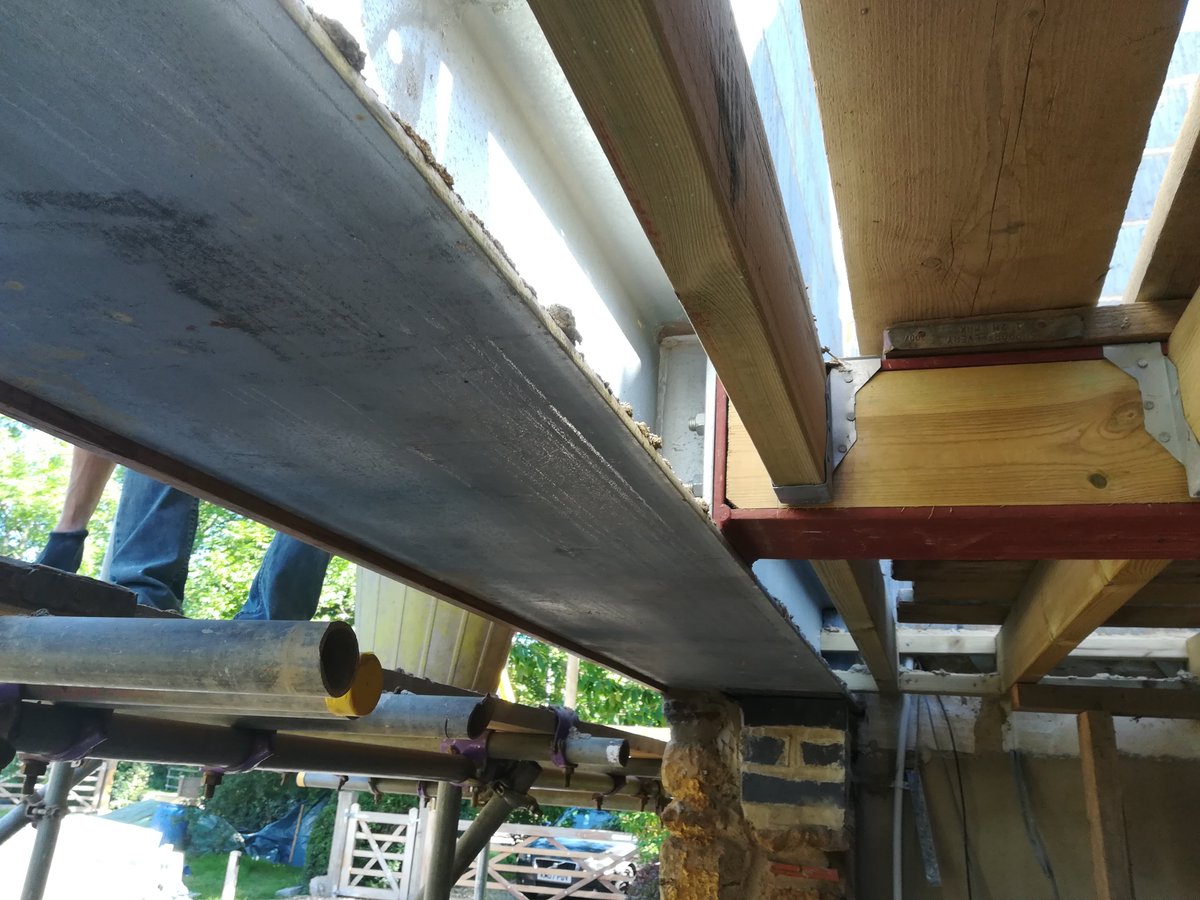 DSAGroupUK's tweet photo. A Steel Beam supporting the new floor, designed by a DSA Structural Engineer #Steel #Beam #New #Floor #Project #Daventry #Structural #Engineering #Civil #Northamptonshire #DSA #Design #Works https://t.co/wkQepeJn3n