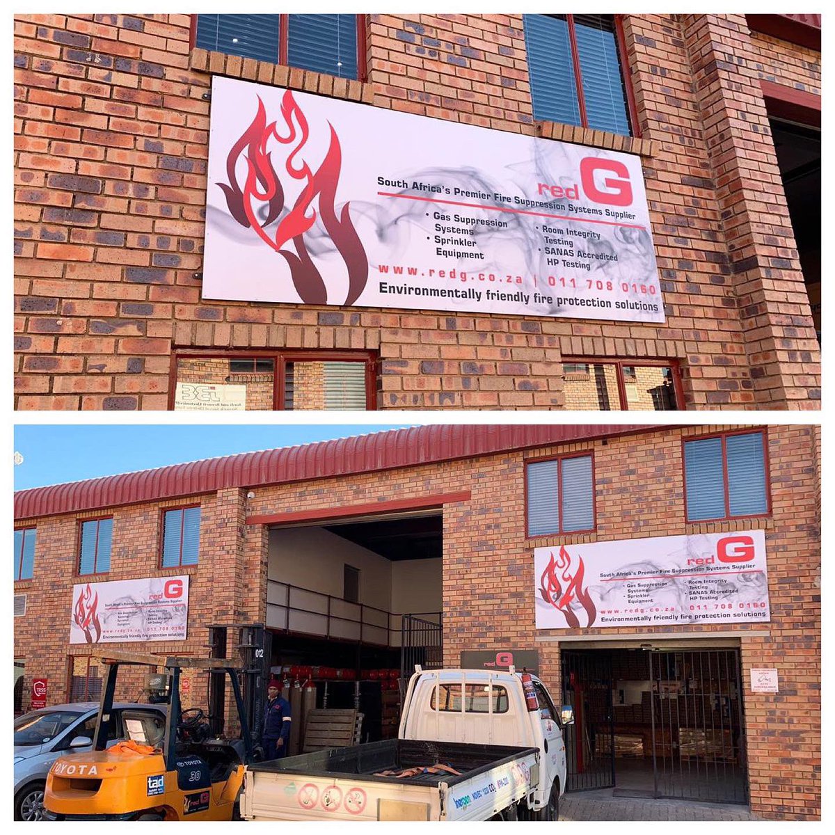 fineline_sa's tweet photo. Chromadek signs remain one of our favourite signage options. We revamped Red G’s warehouse space with brand new signage.

#FinelineDesignSA #LargeFormatPrinting #Signage #Branding #OfficeSignage #OfficeBranding #ChromadekSign

https://t.co/ALg3rs6bKg https://t.co/mjPEFGkl0w