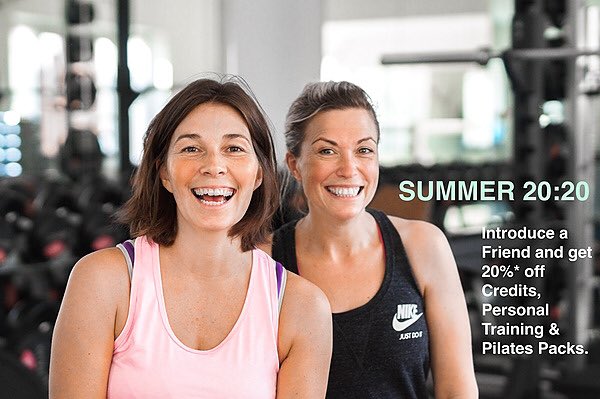 TIETRAINING's tweet photo. SUMMER 20:20 
 
BOTH YOU AND YOUR FRIEND CAN BUY EITHER
9 OR MORE CREDITS
5 OR MORE5 PT SESSIONS
5 OR MORE 1:1/2:1 PILATES SESSIONS

*OFFER DOES NOT INCLUDE PHYSIO OR PAYG
*OFFER ENDS 31 AUG 2019
*T'S&amp;C'S APPLY ASK AT RECEPTION https://t.co/ywYz1clKch