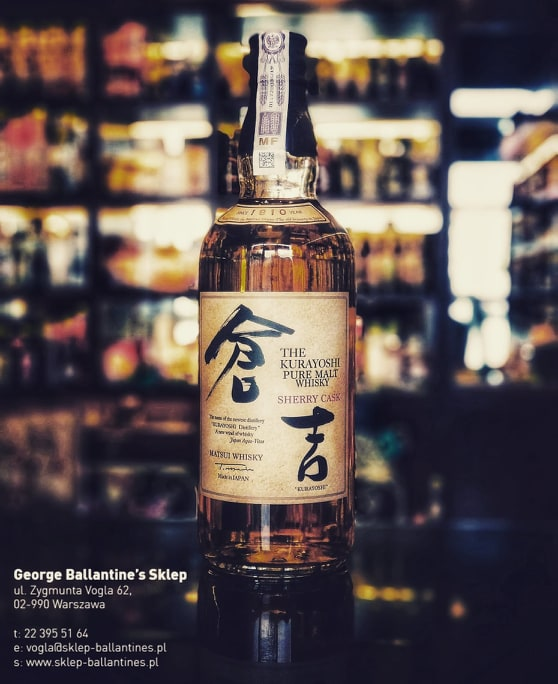 ShopBallantines's tweet photo. Czas na whisky 🥃 #kurayoshi pure malt w wersji sherry 😋😍😍.  

#musttry #whisky #japanwhisky

 @matsuiwhisky @TudorHouseLTD @WarsaWhiskyFest @ShopBallantines @jarobuss https://t.co/ZP69dY1R7a