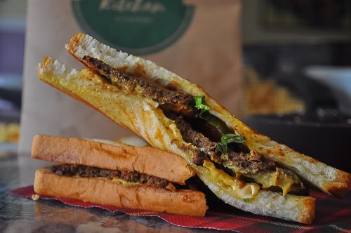 ramiskitchenn's tweet photo. The Blackout : Grilled chicken, melted cheese, lettuce and tomato on toasted bread 🍞. #sandwiches #abuja #ramiskitchen https://t.co/RvjTuEx5IU