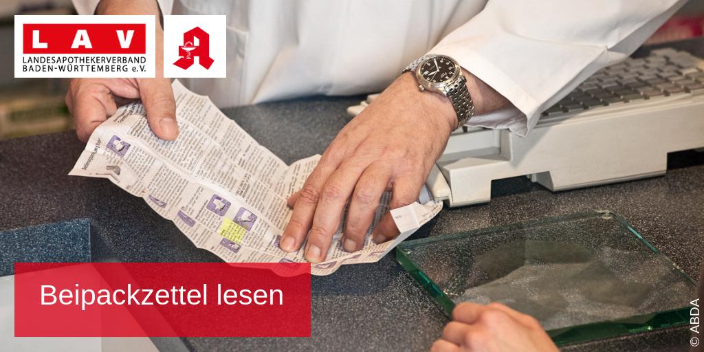 Nur jeder Vierte liest vor jeder Einnahme verschreibungspflichtiger #Medikamente den #Beipackzettel. Doch es ist wichtig, sich vor der Einnahme von #Arzneimitteln über die Risiken und mögliche Neben- und Wechselwirkungen zu informieren. Ihre #Apotheke #vorOrt berät Sie dazu gern.
