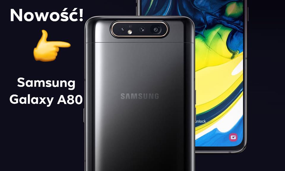 bestcena_pl's tweet photo. Samsung Galaxy A80 już dostępny w bestcenie! Kto czekał? 😀
👉https://t.co/cvAt9Djm75 https://t.co/H1KJEn1xvX