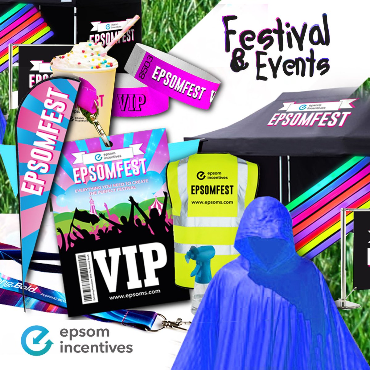 #Event planners and #festival organisers call <a href="/EpsomIncentives/">Epsom Incentives</a> today in order to see how we can assist you with all the #branded #merchandise and #promo goodies you may need to #showcase your event