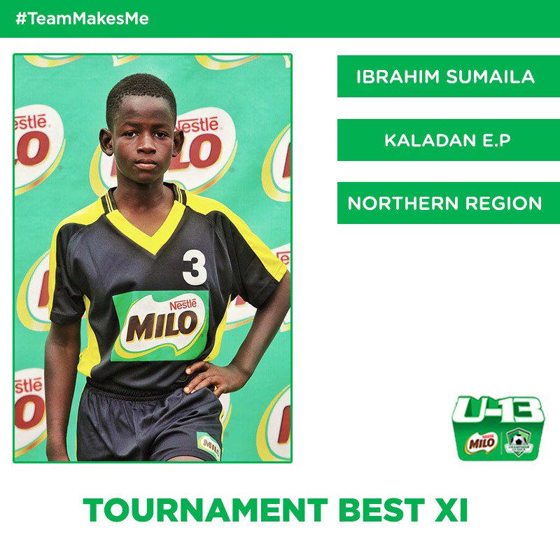 PulseGhana's tweet photo. Here are the Best XI from the 2019 MILO Ghana U-13 Champions League.
#MiloU13 #MiloU13ByPulse #TeamMakesMe https://t.co/QhJfuJdUCS