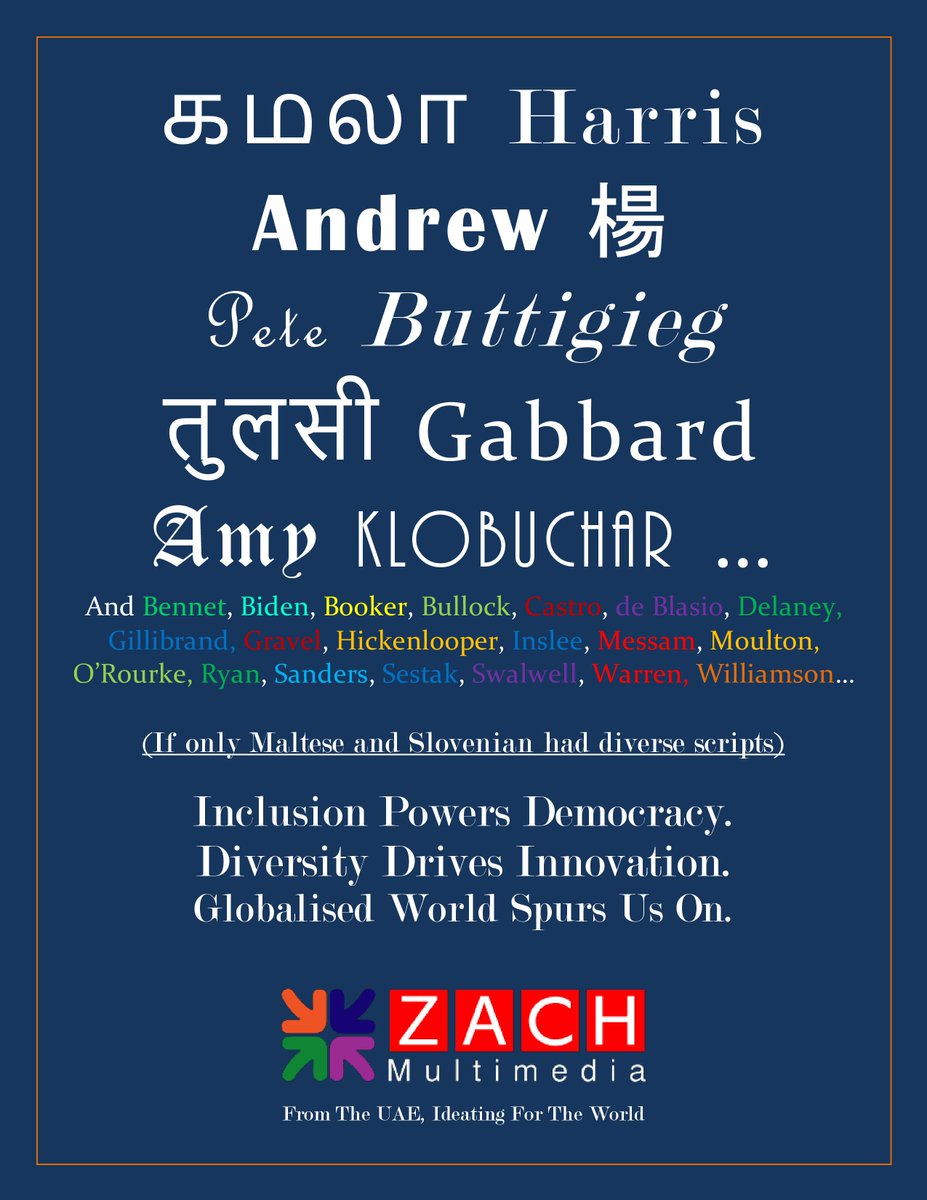 Zachjoe16's tweet photo. 1/3
#ZACHMultimedia
Inclusion Powers Democracy. Diversity Drives Innovation. Globalised World Spurs Us, ZACH Multimedia, On.
With #TheAudacityOfConviction we aver that if you need versatility - global, regional, local insight - to solve your business challenges - be it https://t.co/SiFqkJw29E