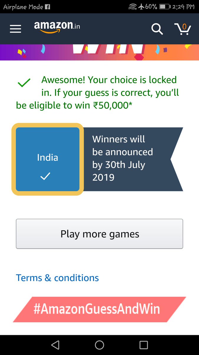 Aarav_Singh28's tweet photo. #AmazonGuessAndWin
@amazonIN https://t.co/jzrHCK5VPJ