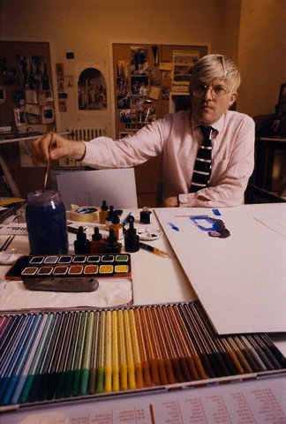 Happy birthday, David Hockney. 