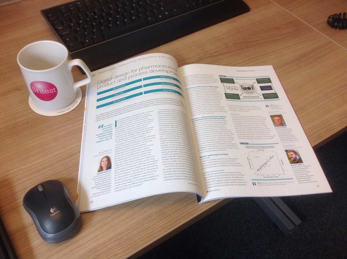 Britest_Ltd's tweet photo. Delighted to see the review of @ADDoPT_Project #pharma industrial case studies which we've been working on hit the (#digital #virtual) magazine stands! https://t.co/nnmhdjRpaH https://t.co/VAxUXX4W8G