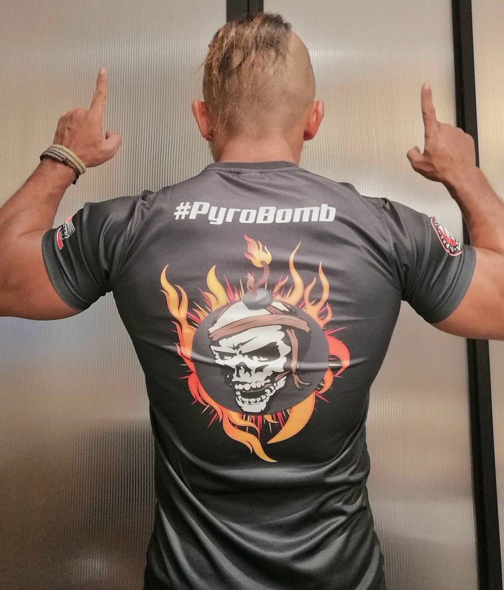 AJpyroMMA's tweet photo. My new Pyro Bomb tshirt for sale.
Order now
#Tshirt #PyroBomb
#ProWrestling #MMA
#BorneoTribalSquad
#MyPW #AjPyro https://t.co/24X37kl6GJ