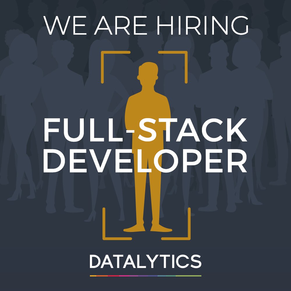 DatalyticsIT's tweet photo. ❗JOIN OUR TEAM❗

🗣️ Siamo alla ricerca di uno sviluppatore Full-Stack con esperienza in tecnologie Angular e AngularJs, Java Script, Mongo DB; che abbia voglia di integrarsi in un ambiente giovane e dinamico.

Scopri di più sulla posizione aperta!👇
https://t.co/BVoLAkaZ1i https://t.co/ntunZmQOGW
