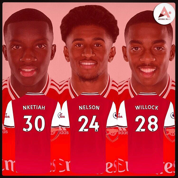 gooner2929's tweet photo. Three u23 players promoted totally buzzing #arsenal #arsenalfc #afc #gooner #gunners #wearethearsenal #redarmy #coyg #atid #nketiah #nelson #willock #en30 #rn24 #jw28 #eddienketiah #reissnelson #joewillock 🏴 @ReissNelson9 @EddieNketiah9 @Joewillock @Arsenal @adidasfootball https://t.co/A39IuSRcKc