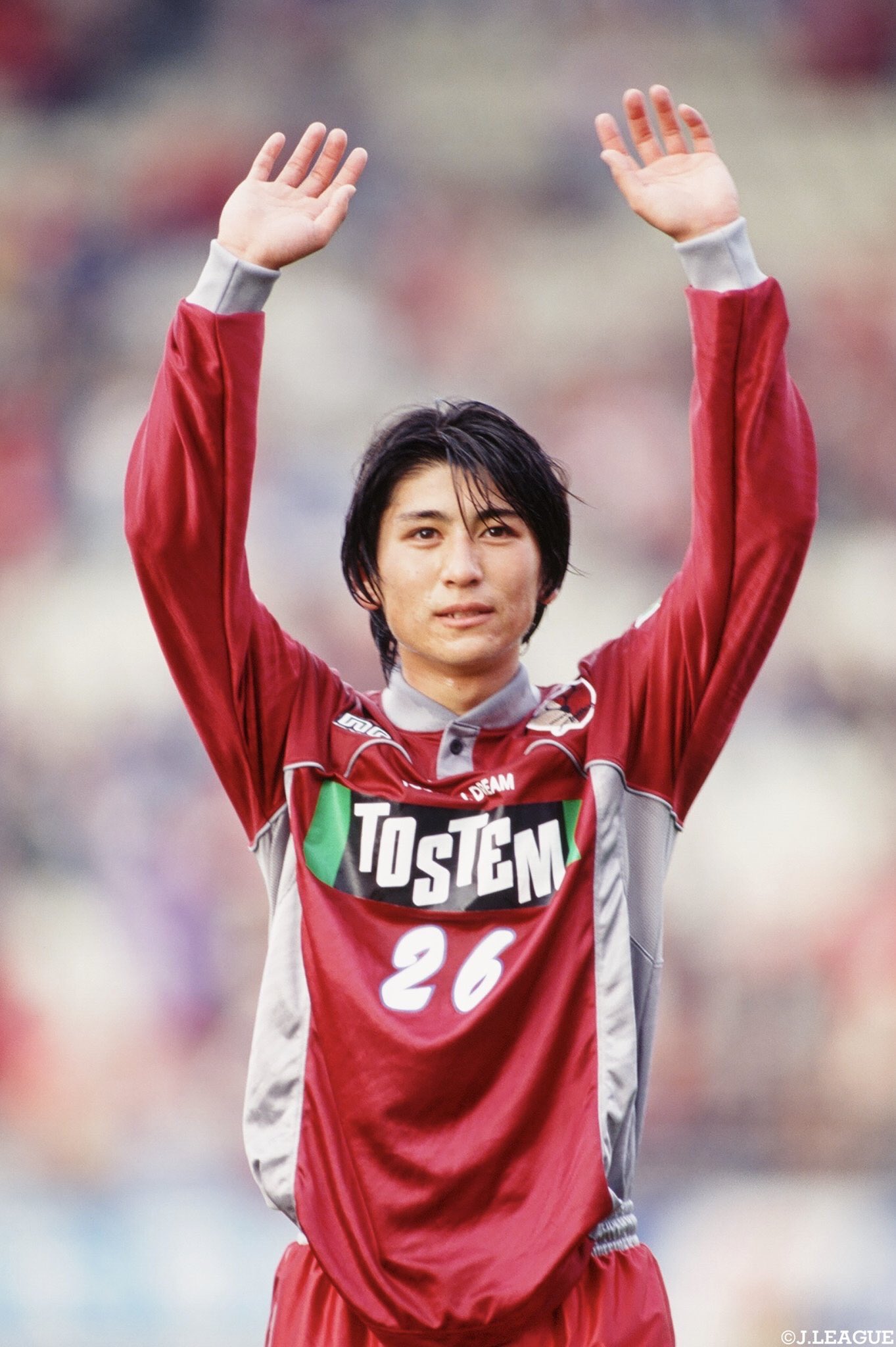 鹿島アントラーズ☆中田浩二☆ユニフォーム まくり 鹿島アントラーズ☆中田浩二☆ユニフォーム まくり