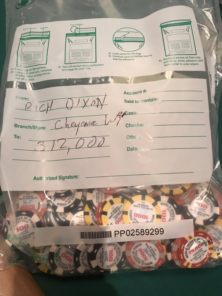 Poker4giving's tweet photo. Managed to put these in that #Little1drop. Seems to be my tournament with deep run last year & FT year before...ππ€Should probably just plan summer camp trip for start of it & save some grief. #WSOP https://t.co/7Xy7VLCwK6