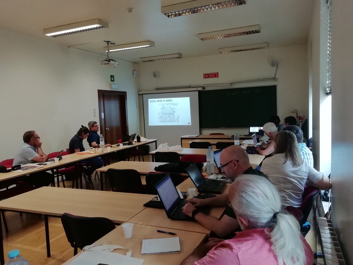 NuriLarroya's tweet photo. Ens tornem a trobar a Lisboa a la @fpsicologia treballant pel projecte d'#ErasmusPlus #FOPROMAR https://t.co/RLAqR1ix4k