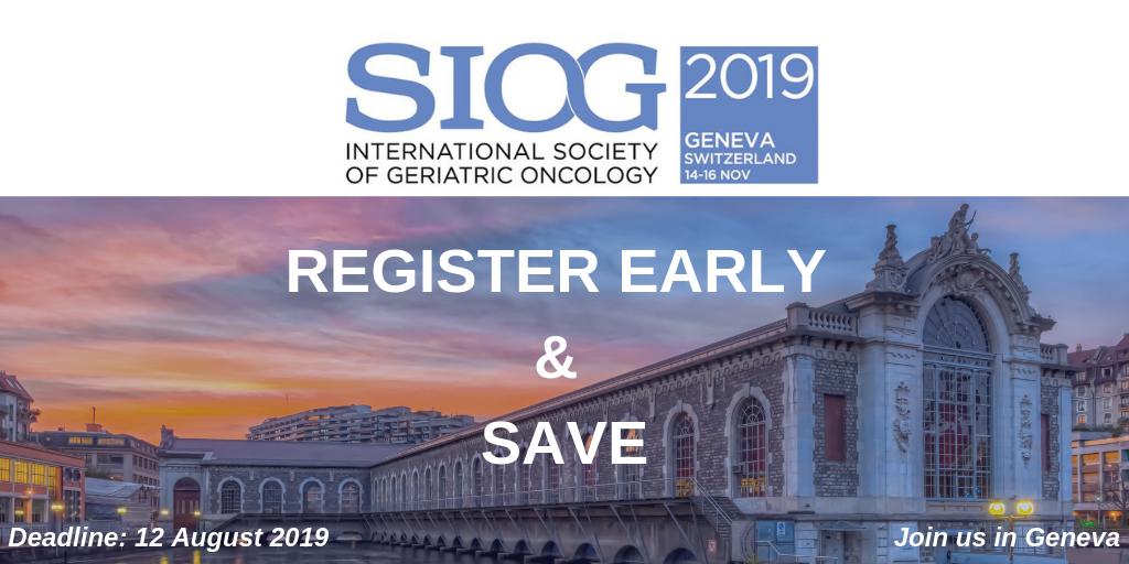 Be part of #SIOG2019!
Register before the 12 August 2019 and benefit from the discounted rates!
bit.ly/2GdbIn5