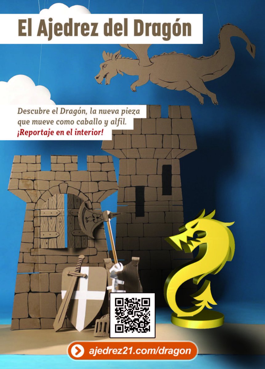 revistaPDR's tweet photo. ¿Quieres conocer el #ajedrezdragon ? Pues no te pierdas el artículo que publica el último PDR y sigue atento a nuestro blog y al de @escuelaEDAMI https://t.co/SwRPO8yurl https://t.co/1O9mhQYnIE