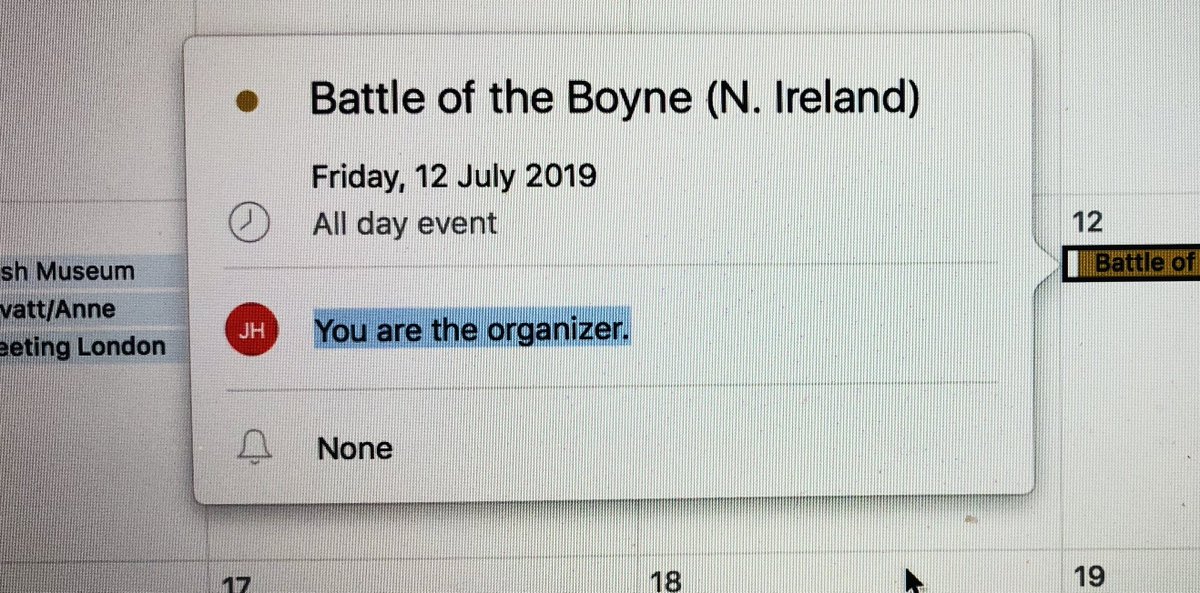 Disturbing news regarding Friday in my calendar this morning... #notprepared