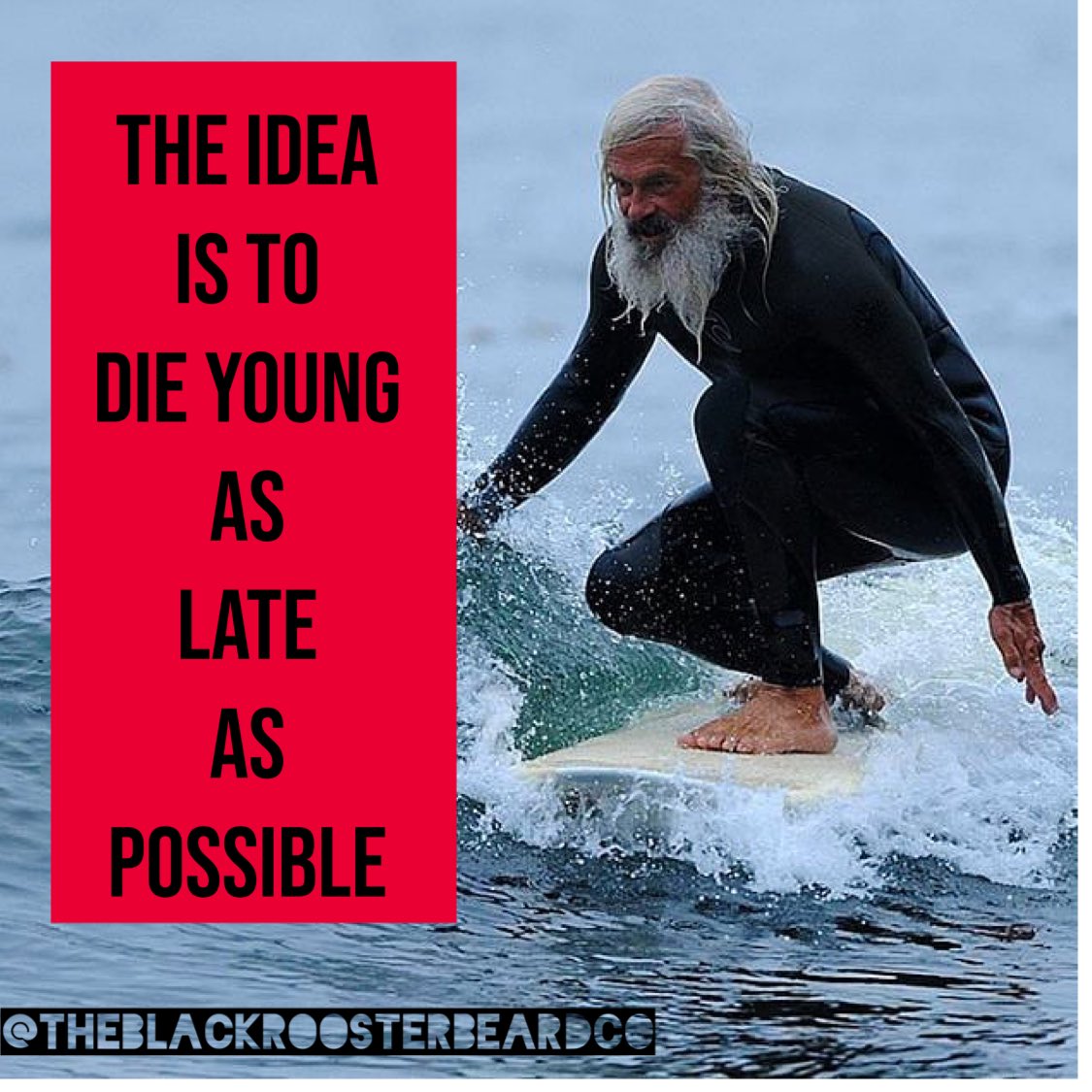 Live your life young for as long as you can, be crazy, be silly do simple things you like regardless of what people expect you to do at your age. It’s your life, live it! 
#GoStrut #theblackrooster #TBRBO #theblackroosterbeardoil #beard #beards #beardoil #sea #beardlove #natural