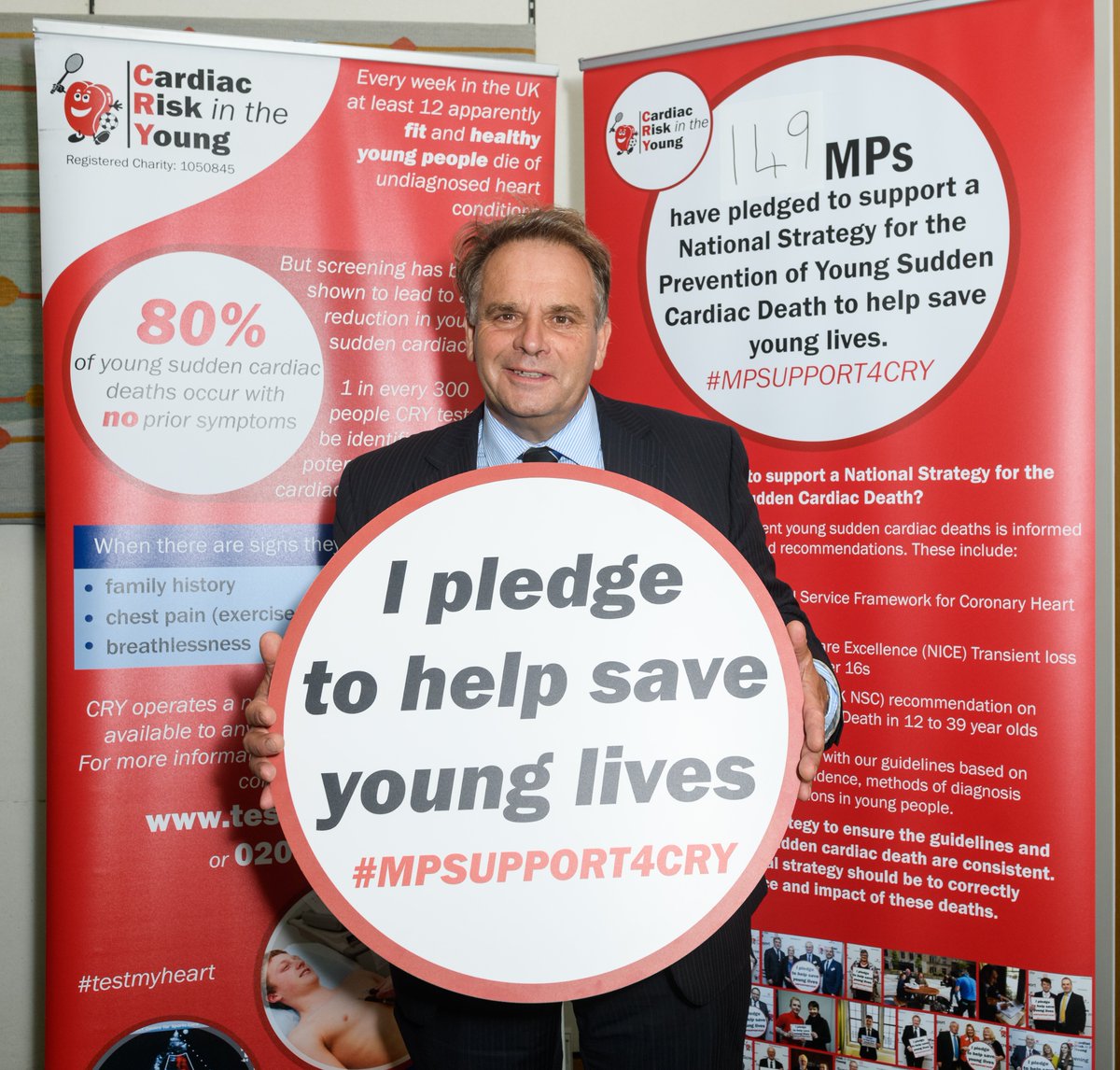 CRY_UK's tweet photo. Very grateful for the support of #Tiverton and #Honiton MP @neil_parish, who has pledged his support for a National Strategy for the Prevention of Young Sudden Cardiac Death. Has your MP made the pledge? Find out at https://t.co/HTZiv9ZiGc #MPsupport4cry https://t.co/LTRNST8O7v