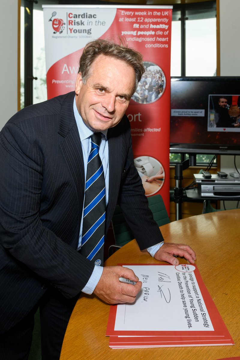 CRY_UK's tweet photo. Very grateful for the support of #Tiverton and #Honiton MP @neil_parish, who has pledged his support for a National Strategy for the Prevention of Young Sudden Cardiac Death. Has your MP made the pledge? Find out at https://t.co/HTZiv9ZiGc #MPsupport4cry https://t.co/LTRNST8O7v