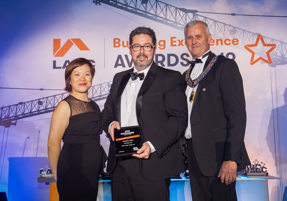 Well done Martin Hunt from Dere Street Homes for clinching the LABC Warranty Site Manager of the Year (North) award for 2019! <a href="/derestreethomes/">Dere Street Homes</a> <a href="/labcuk/">LABC</a>