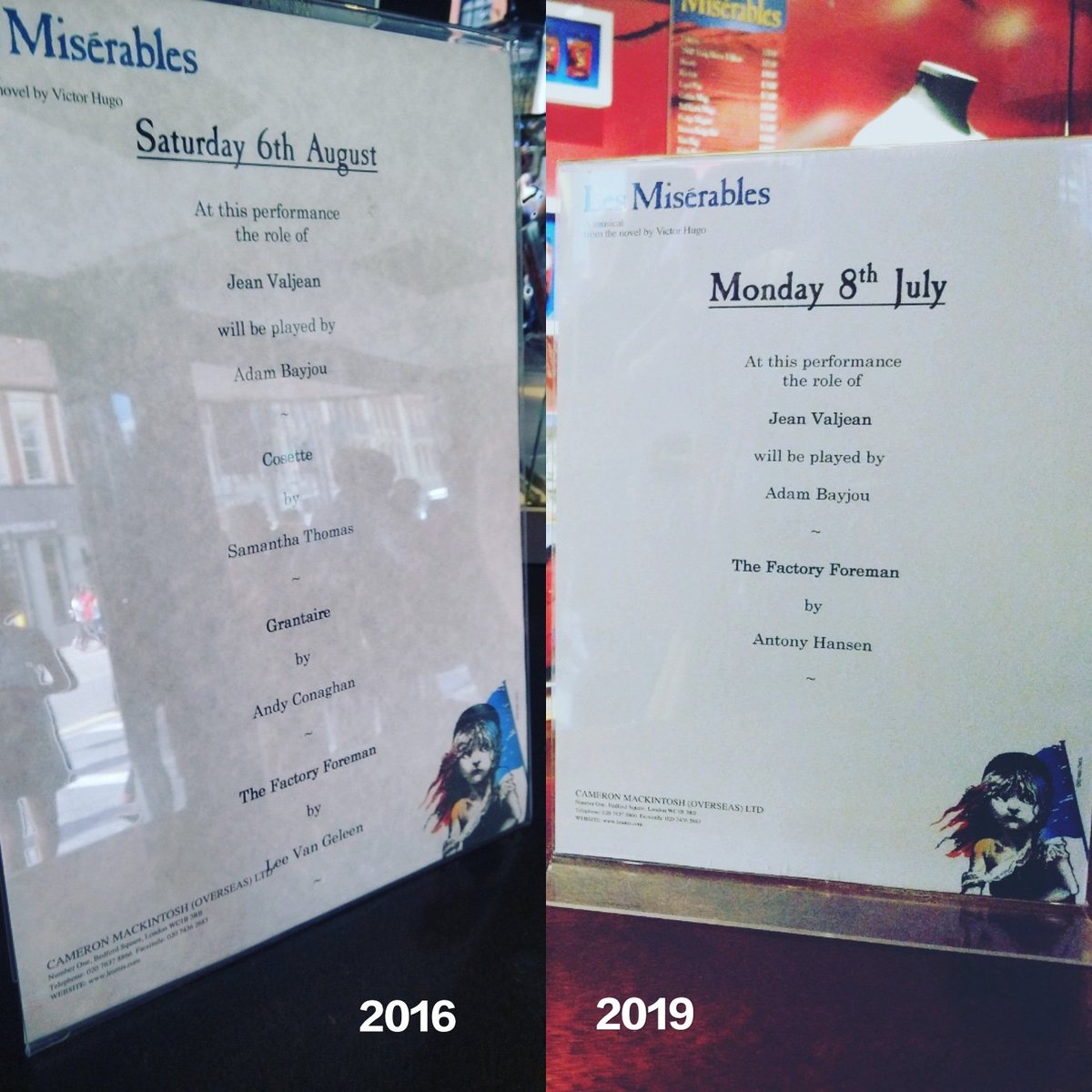 Heather_AYT's tweet photo. So, my first &amp; last time watching Mr @AdamBayjou Valjean (absolute fav)! Thank you for this fantastic Les Mis journey! https://t.co/NaAW7uqsLC