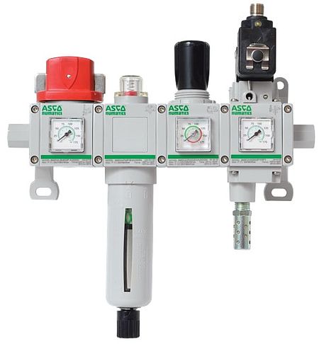 Serie 651, 652, 653, Wartungseinheiten
Bringen Durchflussregelung und Pneumatik zusammen. Lösungen für die Fluidautomation, welche die maximale Effizienz garantieren. Schöpfen Sie ihr Potenzial aus. #easypneumatics Mehr erfahren: bit.ly/2FOyu4l emr.sn/ea4r