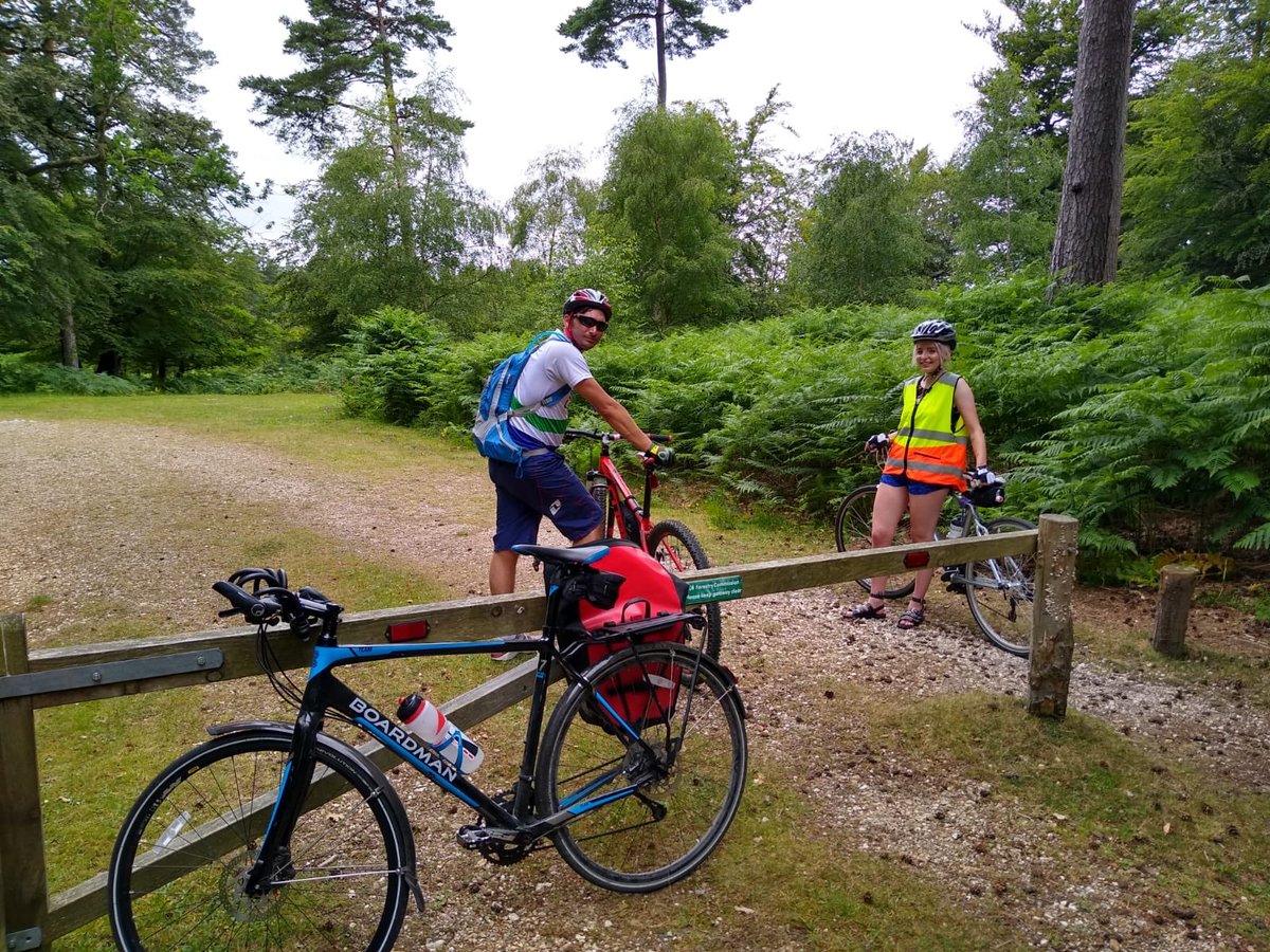 ArcherPlanning's tweet photo. Last Sunday was well spent in the New Forest with Lawrie Blyth and Daniel Ramirez testing out the route for #SCYPN bike ride this Saturday the 13th. Tickets are free and available here: https://t.co/q1T0pINomR @RTPISouthEast #RTPI #BikeRide #NewForest https://t.co/V5mK1VqoWG