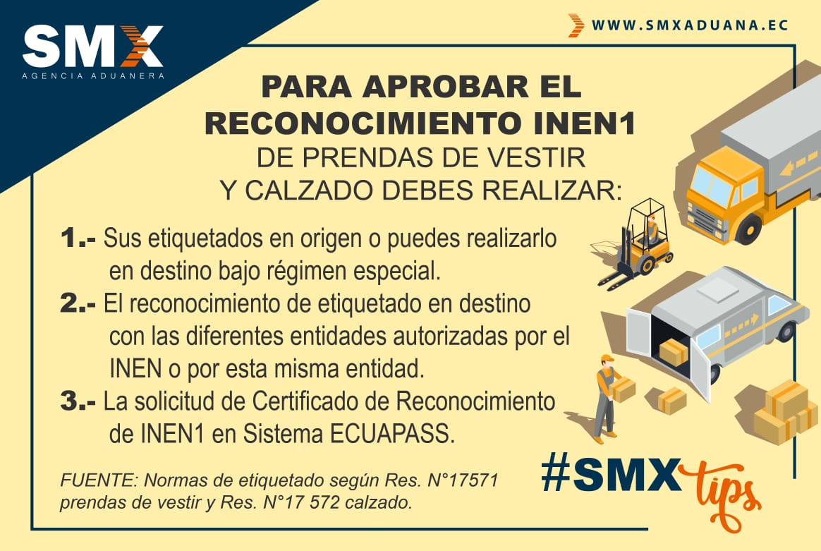 SMXaduana's tweet photo. Toma en cuenta lo siguiente cuando vayas a importar prendas de vestir y calzado: #SMXtips #importaciones https://t.co/qKcVG6zidS