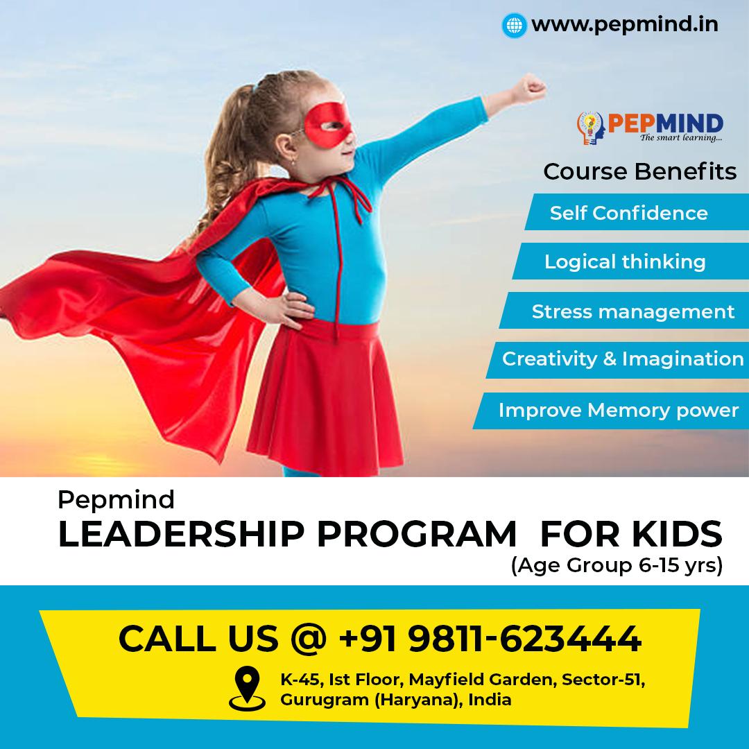 Pepmind2's tweet photo. Pepmind Leadership Program  for kids (Age Group 6-15 yrs)
Course Benefits,
✔ Higher self – esteem &amp; Self Confidence.
✔ Improve Memory power
✔ Creativity &amp; Imagination
✔ Stress management.
✔ Personality development.
Learn more @ https://t.co/Uql0O4woaH  or https://t.co/sVWY6Kjrqh
