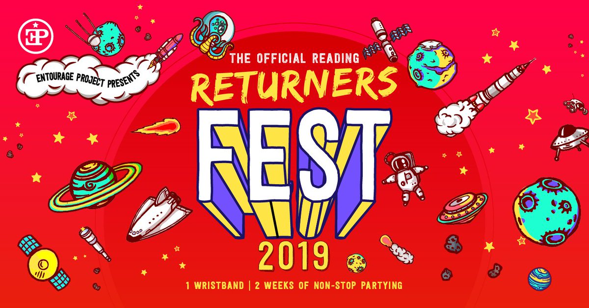 🥳Reading Returners Fest 2019!!🥳

Tickets release coming soon......
Find all ticket/event updates on the event Facebook page below!

facebook.com/events/4622458…