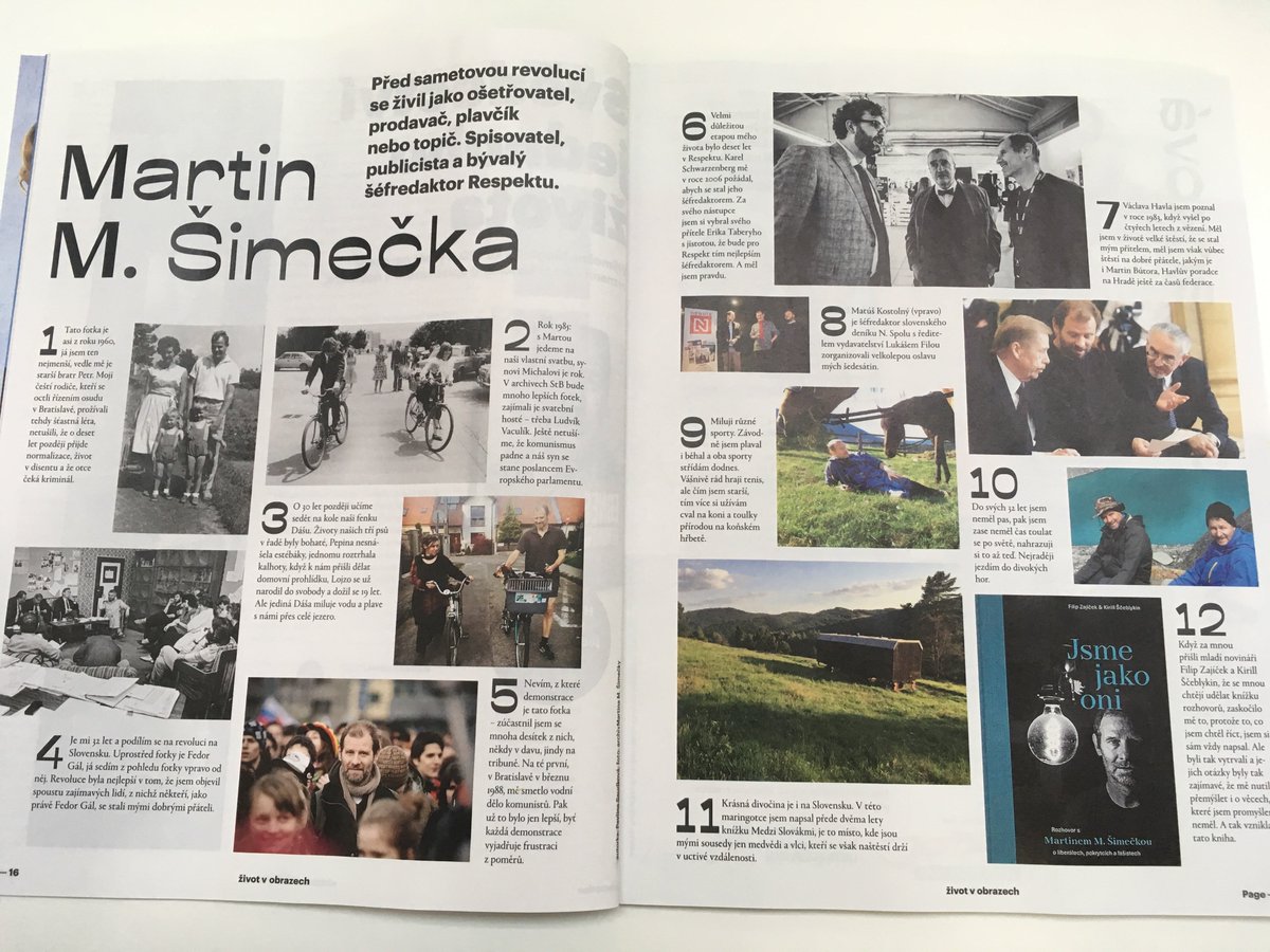Martin Milan Šimečka v novém magazínu @neoluxorcz: