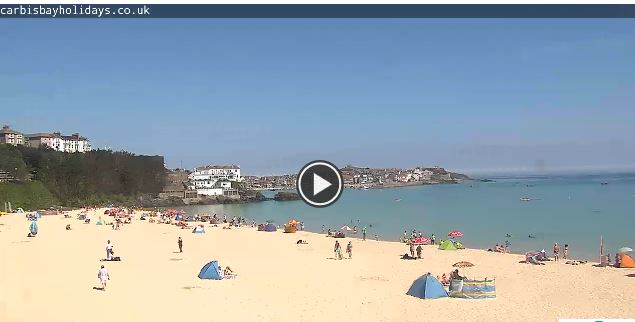 CarbisBayHols's tweet photo. Wow! 😯 check out our live webcams but be warned the sun is so bright you may need sunglasses. 😎😎#stives #Cornwall #carbisbay #cornwallwebcams  

https://t.co/5i6we6NfuK https://t.co/mBSc1ekwLw