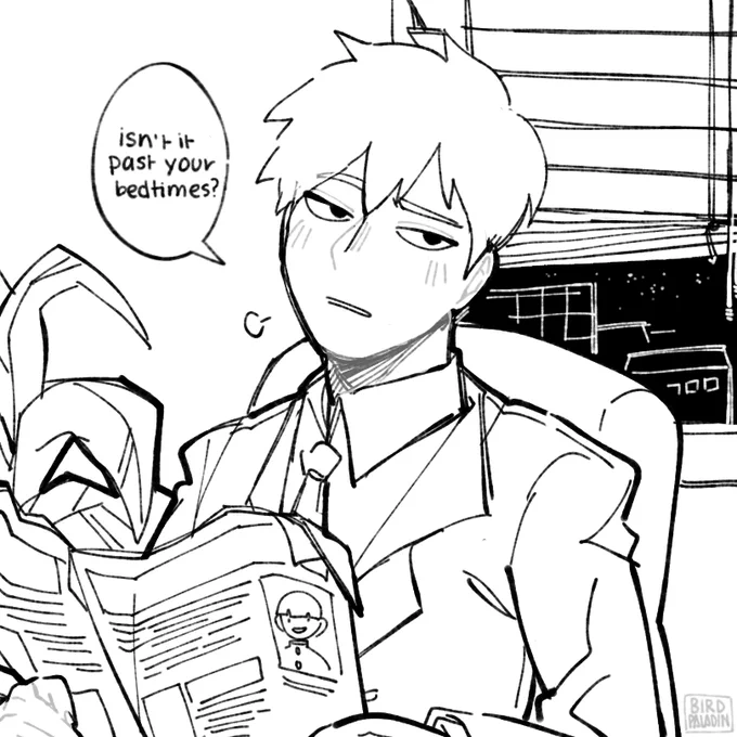(reigen voice) kids could you lighten up a little 