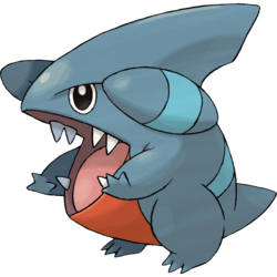 Shout outs to my main man Gible for being my favorite dragon type Pokemon.