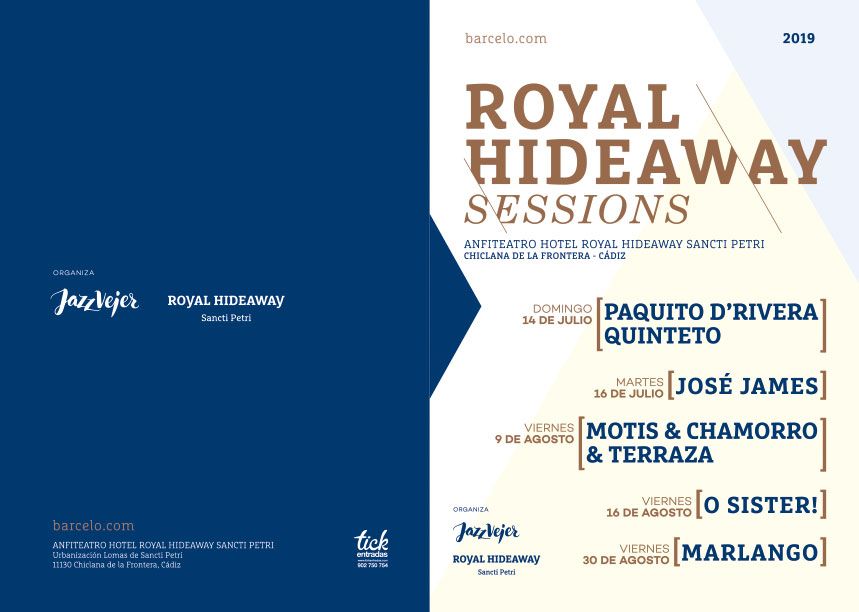 July 14, Cadiz, Spain. Paquito D’Rivera Quintet will be performing for the Royal Hideaway Sessions. buff.ly/2S402Yv <a href="/tickentradas/">tickentradas</a>