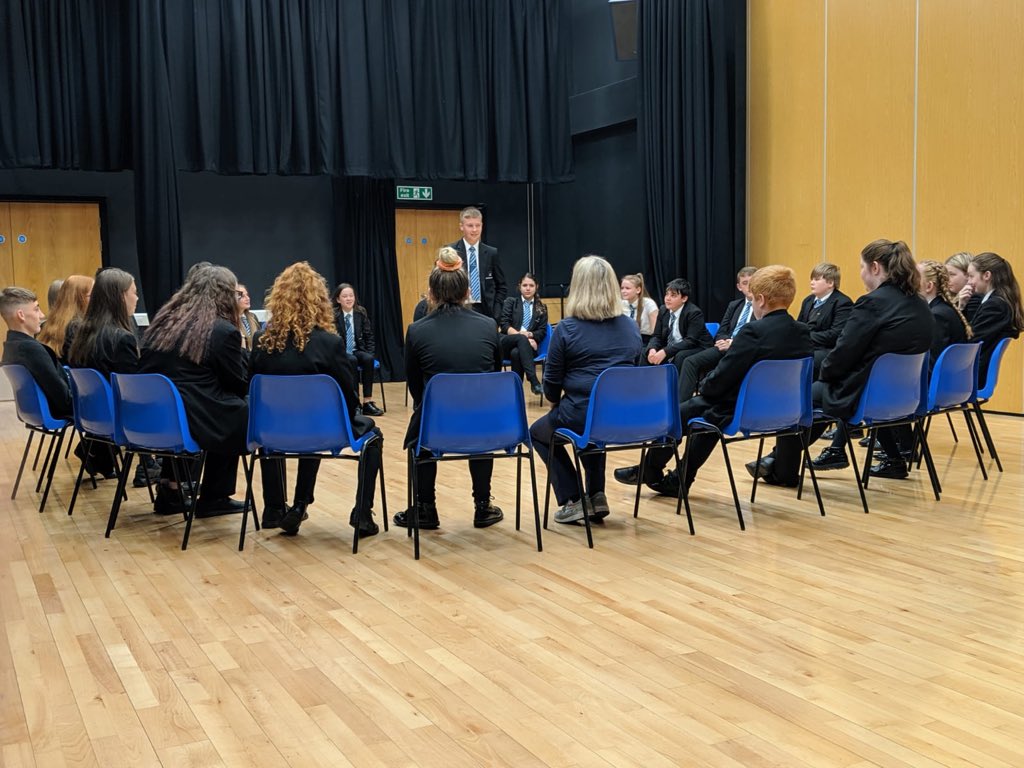 SmeatonAcademy's tweet photo. First day of our 2 day workshop with @TenderUK on healthy relationships. Year 8 and 9 have been brilliant. Looking forward to day 2 tomorrow. https://t.co/6kylWN8nfj